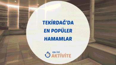 Tekirdağ hamamları ve spa merkezleri rehberi.