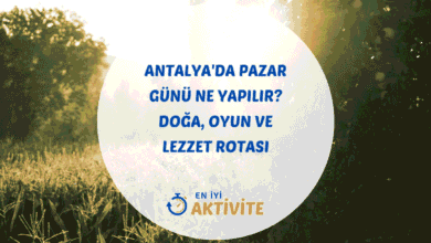 Antalya pazar günü aktivitesi doğa içinde aile kahvaltısı ve palyaço Begonvil Plus